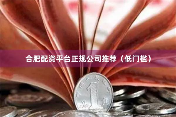 合肥配资平台正规公司推荐（低门槛）
